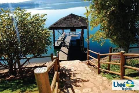 Aldeia Do Lago C204- Com Cozinha , Churrasqueira E Bebidas Liberadas No Parque Aquatico, Internet Banda Larga, Ponto Recarga De Carro Eletrico كلدس نوفاس المظهر الخارجي الصورة
